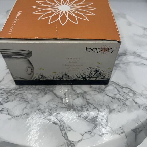 TEAPOSY Tea Light Glass Candle Holder Tea warmer-New! - Picture 4 of 7